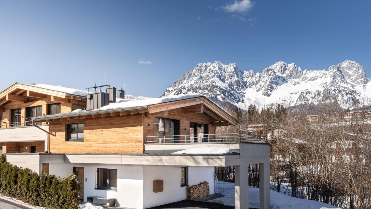 Geniessen Sie Bergblick & Sauna Im Modernen Chalet Going am Wilden Kaiser Экстерьер фото