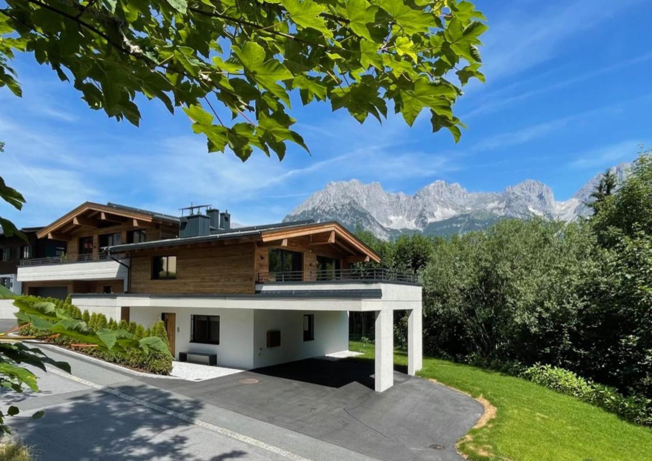 Geniessen Sie Bergblick & Sauna Im Modernen Chalet Going am Wilden Kaiser Экстерьер фото