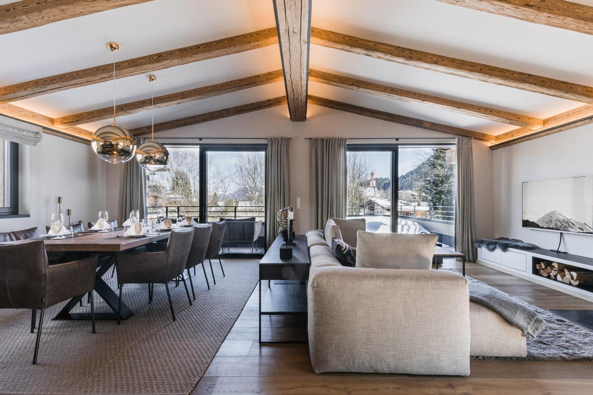 Geniessen Sie Bergblick & Sauna Im Modernen Chalet Going am Wilden Kaiser Экстерьер фото